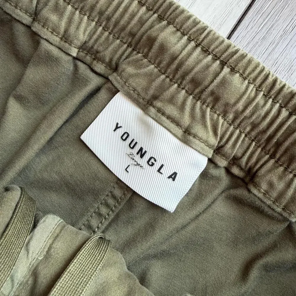 Youngla olive green cargo pants